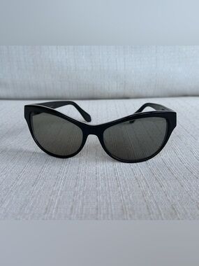 Lore Rodkin Black Cat-Eye Women's Sunglasses